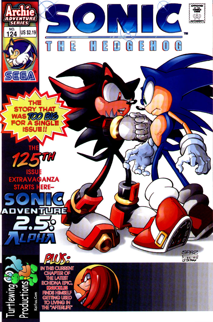 Sonic - Archie Adventure Series July 2003 Cover Page